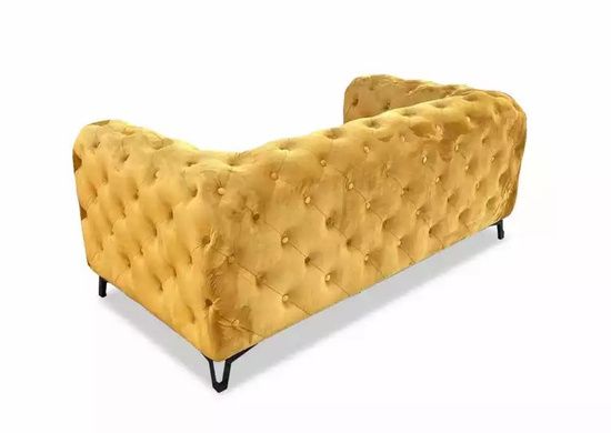Luksusowa sofa pikowana MOMOA 2 osobowa