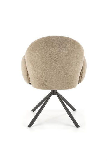 Krzesło K498 w kolorze cappuccino boucle
