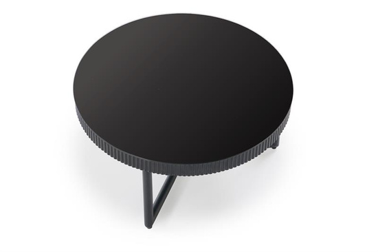 Ława COSMO S czarna okrągła fi60 cm