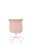 Nowoczesny fotel obrotowy DUMBO w kolorze jasny różowy