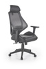 Ergonomiczny fotel gabinetowy HASEL w kolorze czarno-popielatym