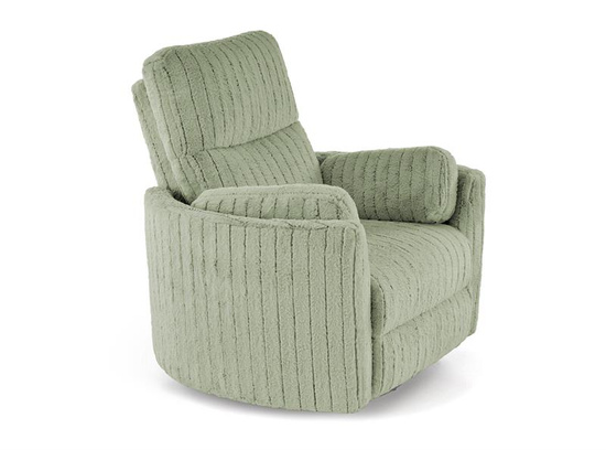 Elektryczny fotel wypoczynkowy PEGAS w kolorze miętowym z funkcją relaks