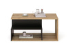 Nowoczesny stolik kawowy IVA w kolorze dąb artisan / czarny