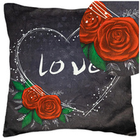 Poszewka 40 x 40 Dekoracyjna Heart Velvet 06