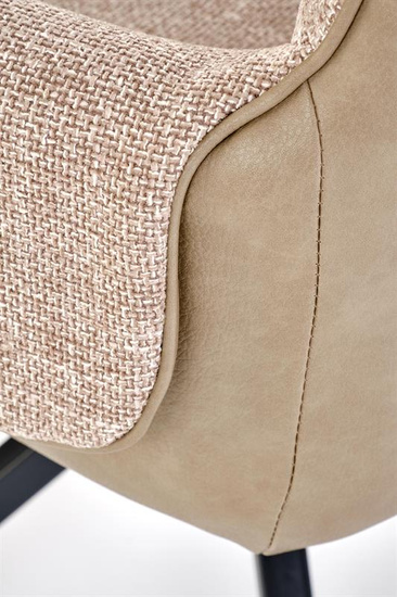 Krzesło z funkcją obrotu K579 w brązowym kolorze