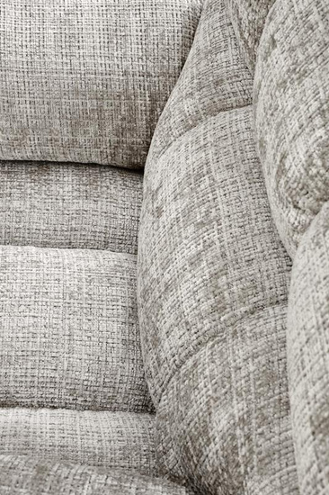 Fotel wypoczynkowy AMORE w popielatym kolorze z funkcją elektrycznego rozkładania