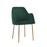 Eleganckie krzesło CAPRIO original gold z ergonomicznym siedziskiem