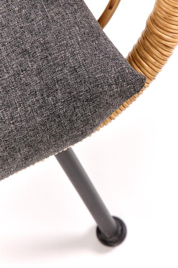 Elegancka sofa wypoczynkowa IKARO XL w kolorze naturalny/popielaty