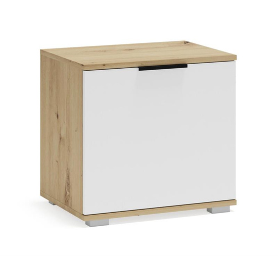 Szafka CLIF ST-50 w zestawieniu dębu artisan z bielą