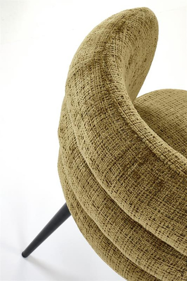 Krzesło kubełkowe K575 w oliwkowym kolorze