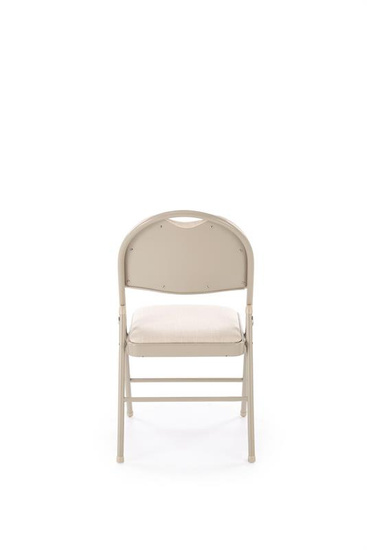 Krzesło składane K566 w kolorze beżowym 