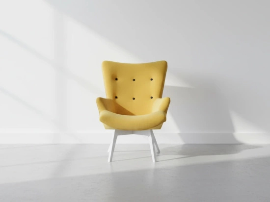 Nowoczesny tapicerowany fotel Uszak GIZMO