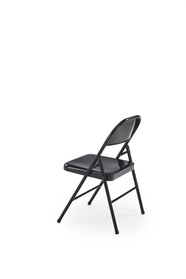 Krzesło składane K565 w kolorze czarnym 