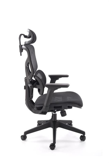 Fotel gabinetowy MACAR w czarnym kolorze