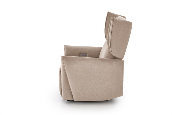 Fotel wypoczynkowy GELATO w beżowej tkaninie