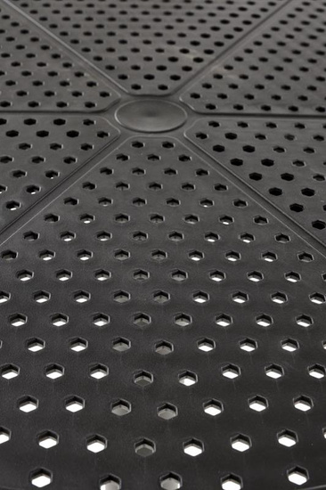 Okrągły stół CALVO w kolorze czarnym 