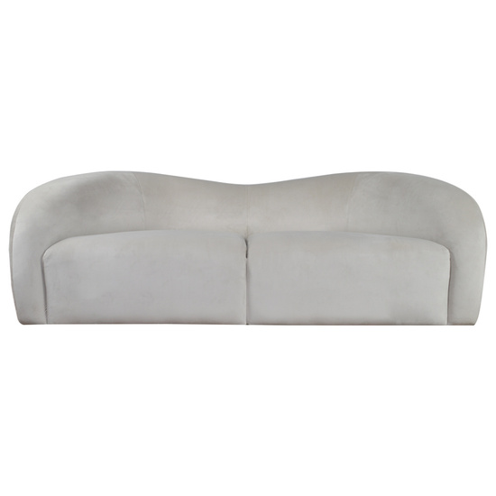 Designerska dwusobowa sofa AUSTIN II o opływowym kształcie