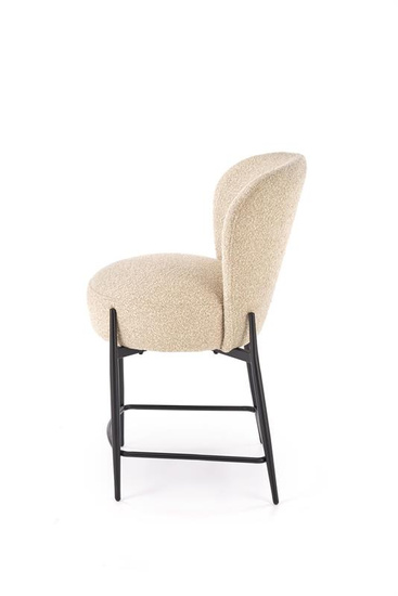 Elegancki hoker H126 w kolorze beżowym