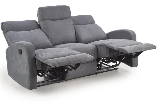 Sofa trzyosobowa z funkcją rozkładania OSLO 3S ciemny szary