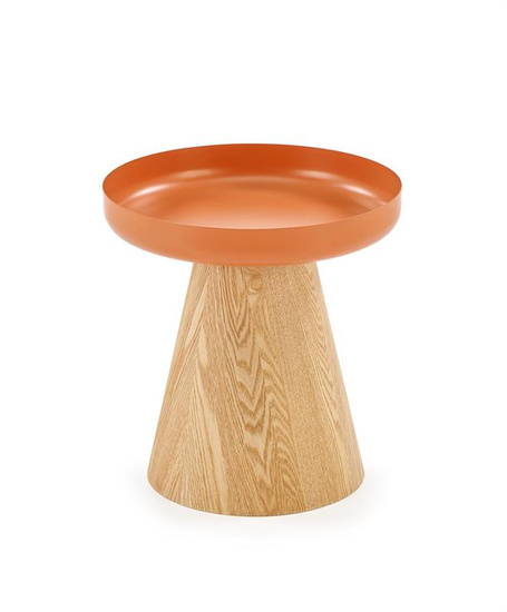 Nowoczesna ława GINA w kolorze naturalnym i cynamonowym