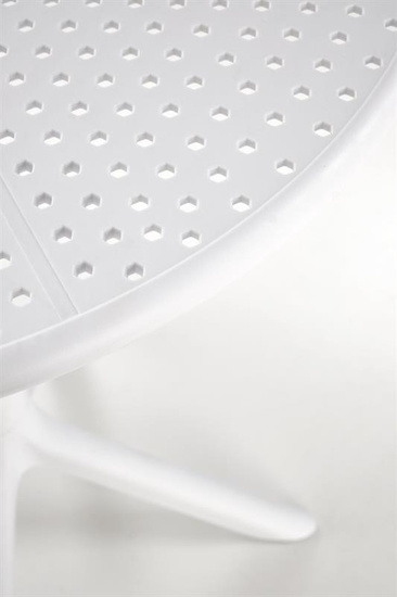 Okrągły stół CALVO w kolorze białym