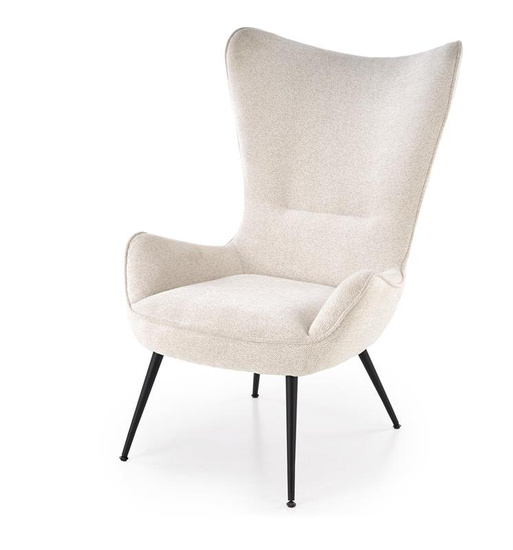 Fotel wypoczynkowy JUKON w kolorze kremowym