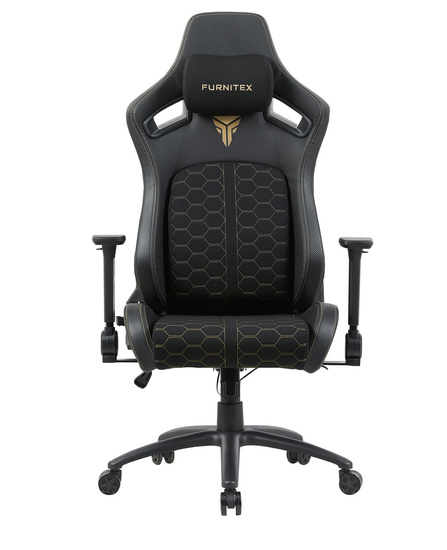 Fotel obrotowy gamingowy ZENIX w kolorze czarnym