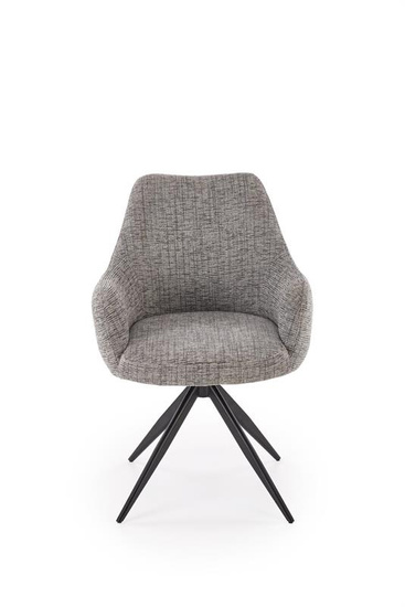 Krzesło z funkcją obracania K564 w popielatym kolorze