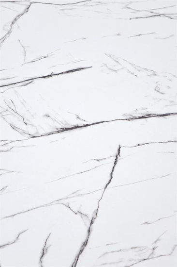 Stylowy stół DENVER z blatem w kolorze biały marmur