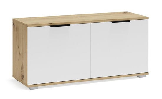 Szafka CLIF ST-100 w kolorystyce dąb artisan / biały