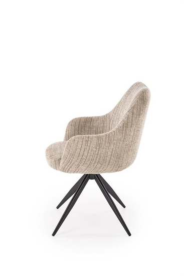 Krzesło z funkcją obracania K564 w beżowym kolorze