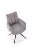 Krzesło z funkcją obrotu K579 w popielatym kolorze