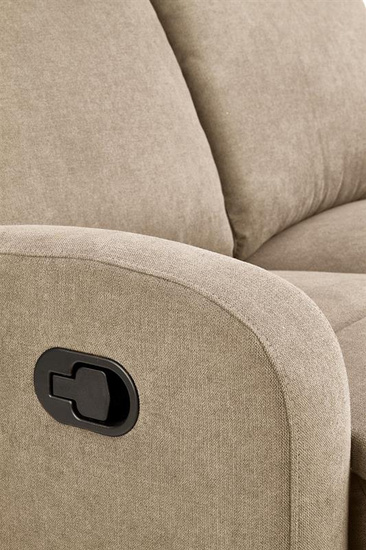 Sofa dwuosobowa z funkcją rozkładania OSLO 2S beżowy