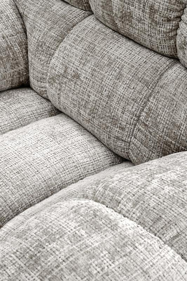 Fotel wypoczynkowy AMORE w popielatym kolorze z funkcją elektrycznego rozkładania