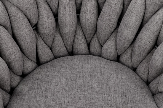 Nowoczesny i wygodny fotel gabinetowy w kolorze popielatym TALON