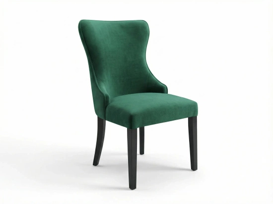 Gładkie krzesło tapicerowane GOLDI proste nogi