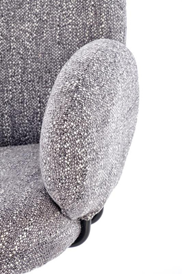 Krzesło z funkcją obracania K568 w popielatym kolorze