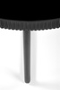 Ława COSMO czarna okrągła fi80 cm