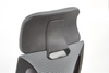 Fotel pracowniczy z zagłówkiem VALDEZ szaro-czarny