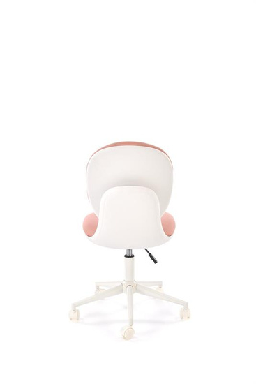 Fotel młodzieżowy ORION 2 w kolorze biały – jasny różowy