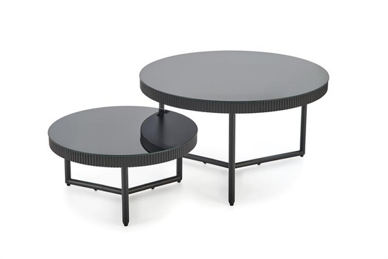 Ława COSMO S czarna okrągła fi60 cm