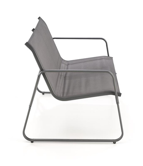 Zestaw ogrodowy CONOR w kolorze ciemny popiel / jasny popiel