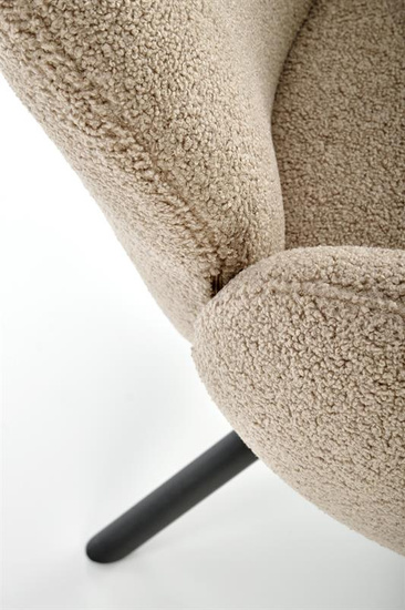 Krzesło K498 w kolorze cappuccino boucle
