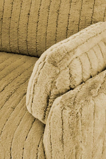 Elektryczny fotel wypoczynkowy PEGAS w kolorze musztardowym z funkcją relaks