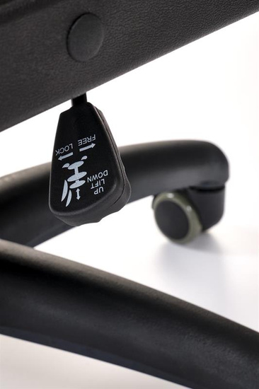 Fotel gabinetowy HARBOR w beżowej ekoskórze z mechanizmem TILT