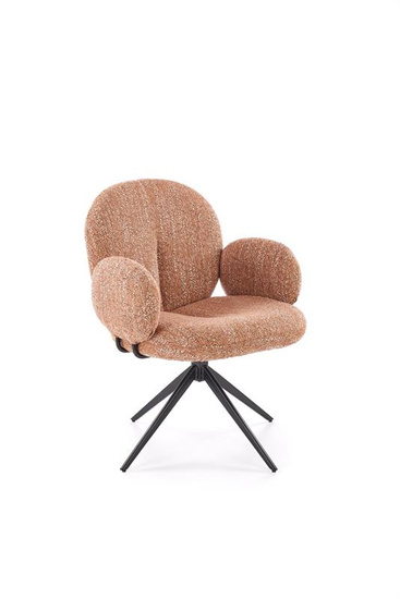 Krzesło z funkcją obracania K568 w kolorze cynamonowym