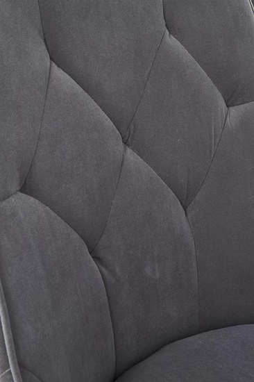 Krzesło K365 w kolorze popielatym velvet