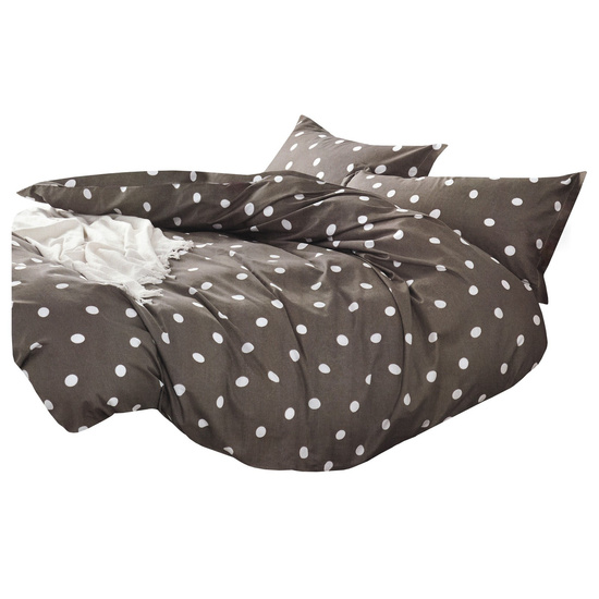 Pościel w kropeczki 200 x 220 3cz Satyna Bawełniana nr A1520