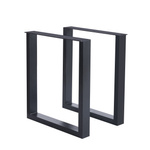 Komplet nóg do stołu 60×71 cm czarny