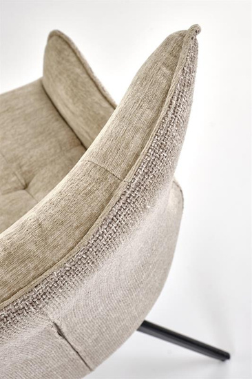 Krzesło z obrotowym siedziskiem K573 w beżowym kolorze